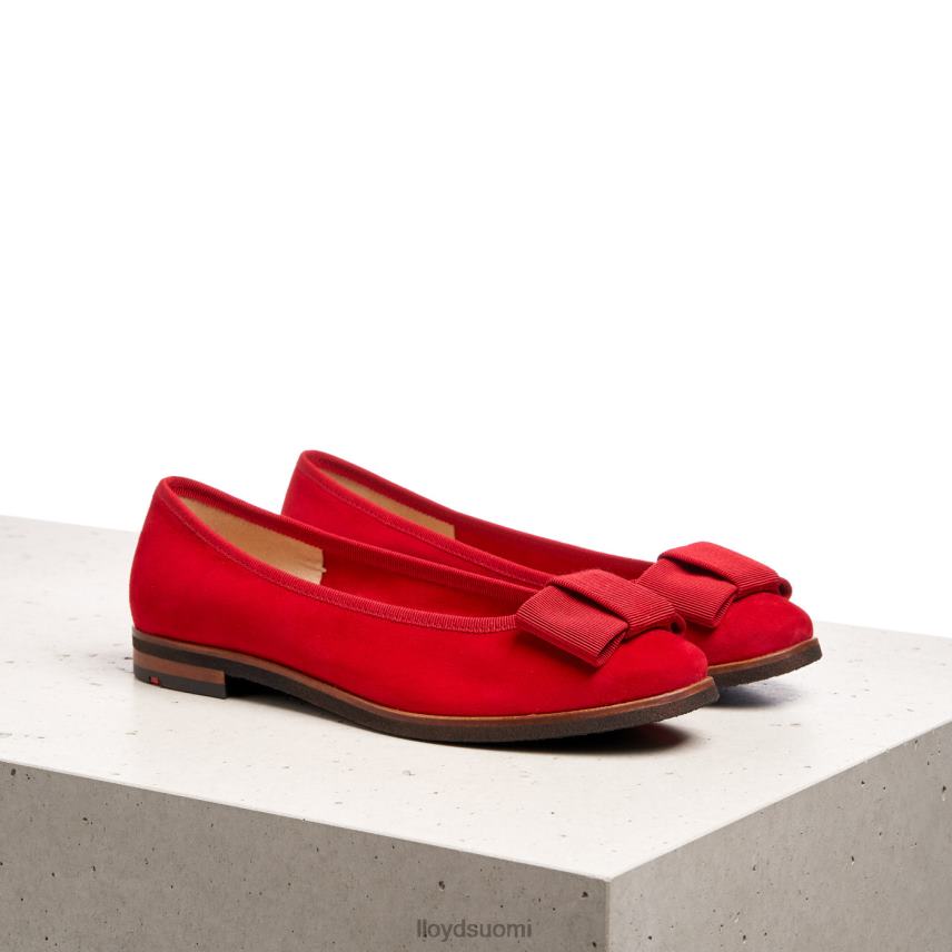 kenkiä LLOYD nahkainen balerina punainen naiset 2N8DX1175