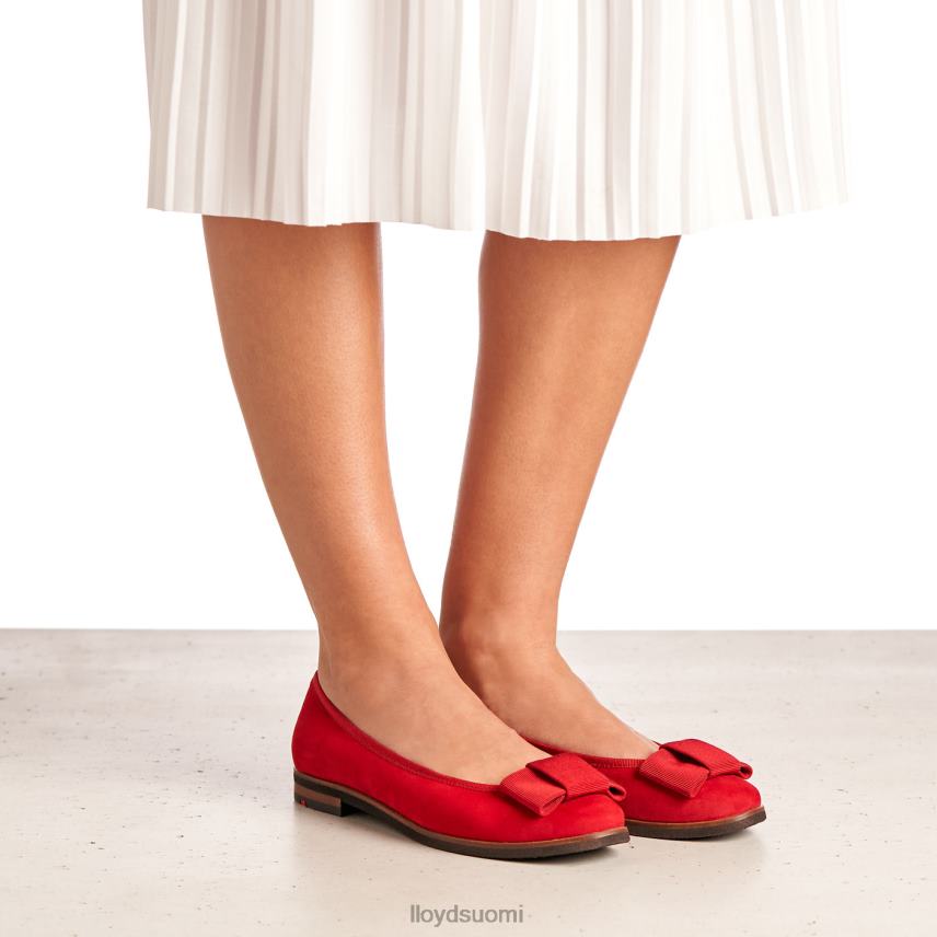kenkiä LLOYD nahkainen balerina punainen naiset 2N8DX1175