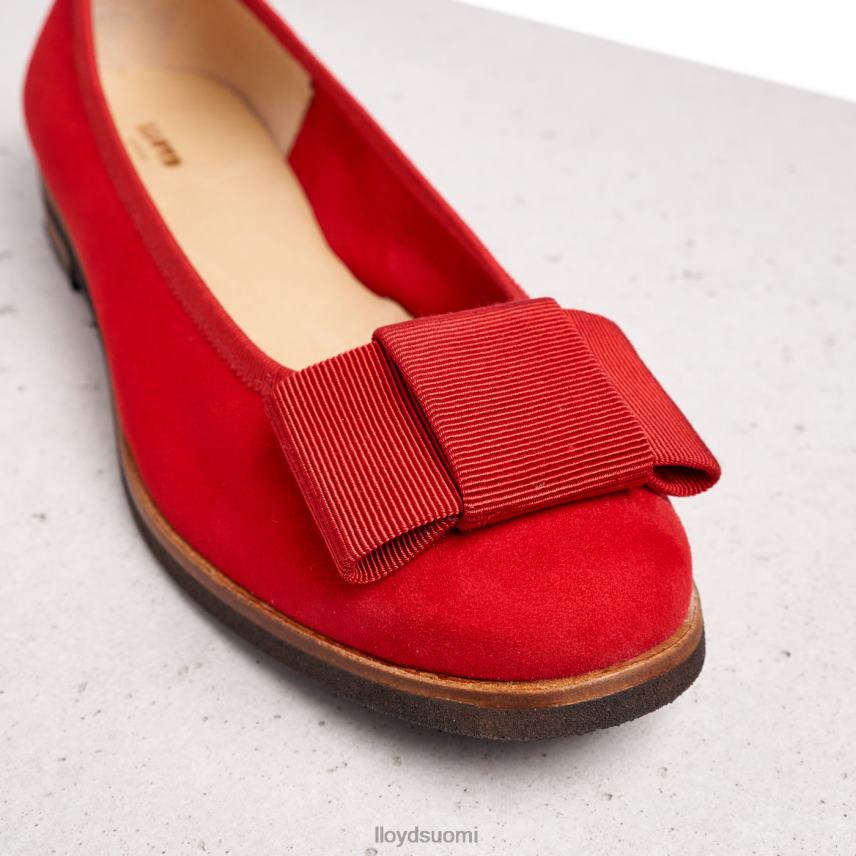 kenkiä LLOYD nahkainen balerina punainen naiset 2N8DX1175