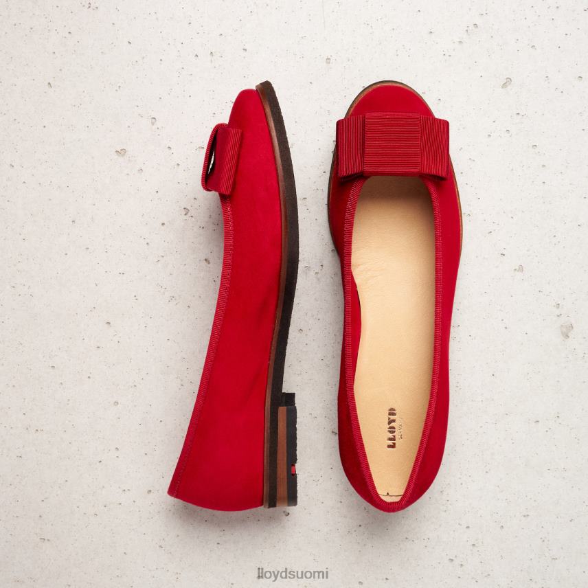 kenkiä LLOYD nahkainen balerina punainen naiset 2N8DX1175