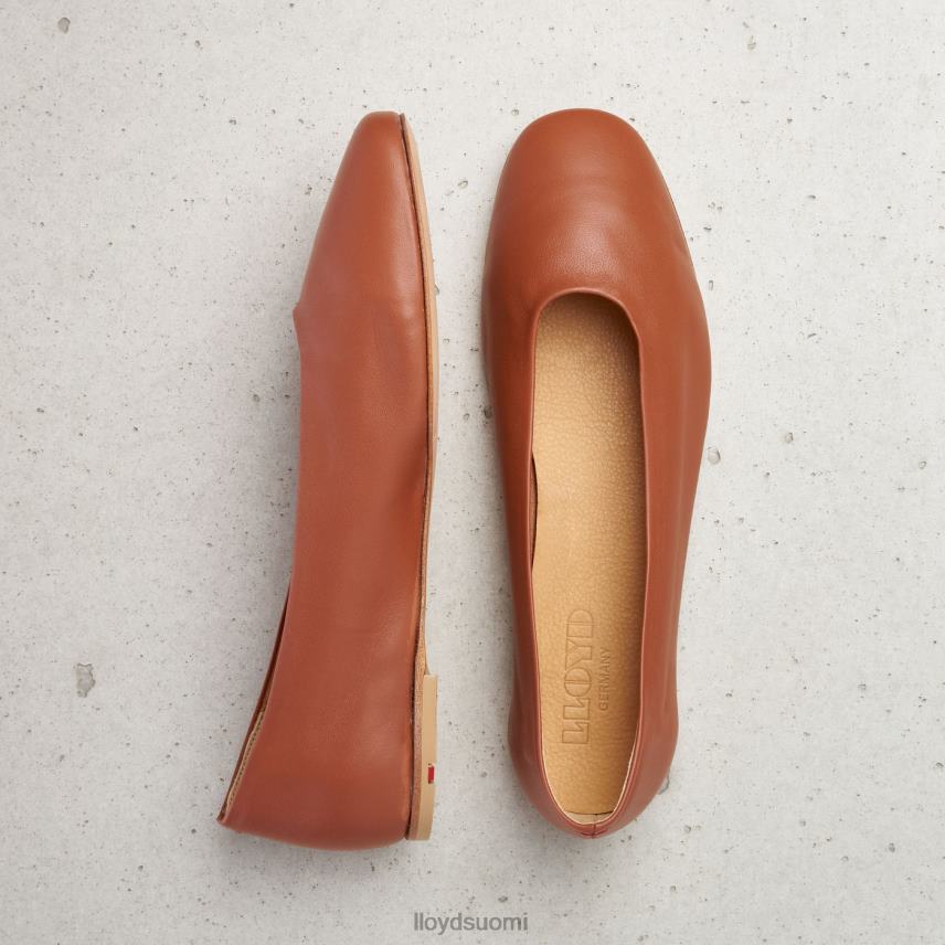 kenkiä LLOYD nahkainen balerina ruskea naiset 2N8DX1256