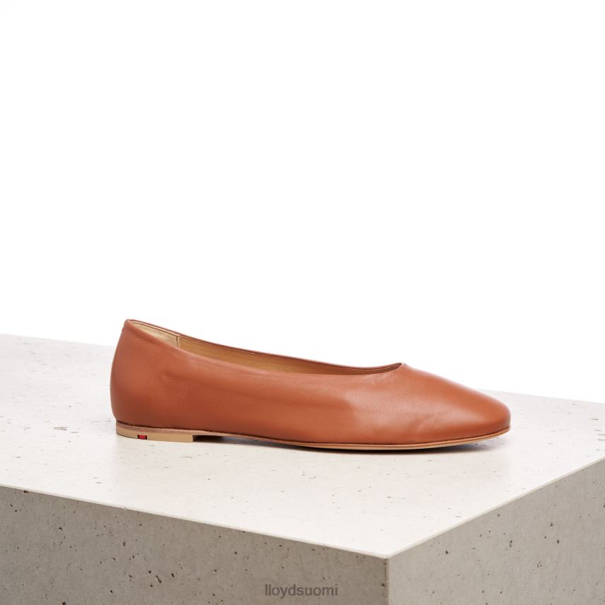 kenkiä LLOYD nahkainen balerina ruskea naiset 2N8DX1256