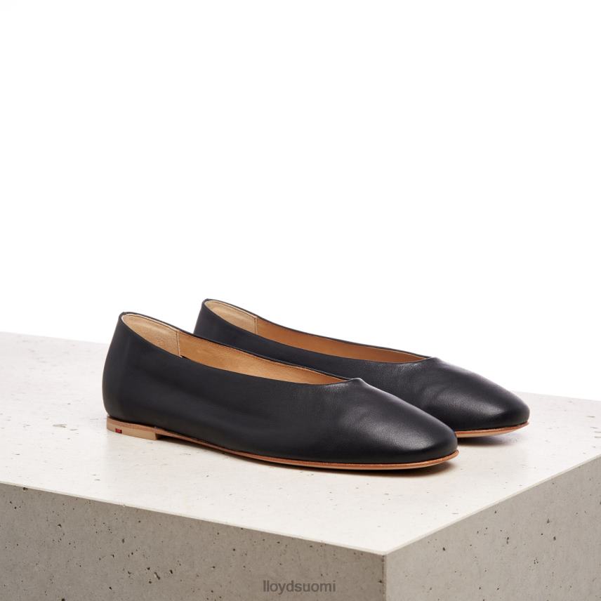 kenkiä LLOYD sileä nahkainen balerina musta naiset 2N8DX1257
