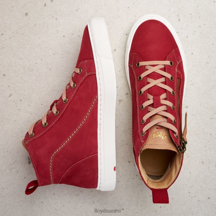 kenkiä LLOYD korkeat lenkkarit punainen naiset 2N8DX860