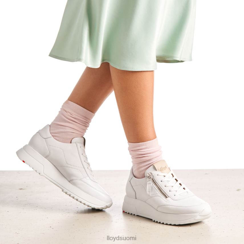 kenkiä LLOYD laadukkaat matalat lenkkarit valkoinen naiset 2N8DX784