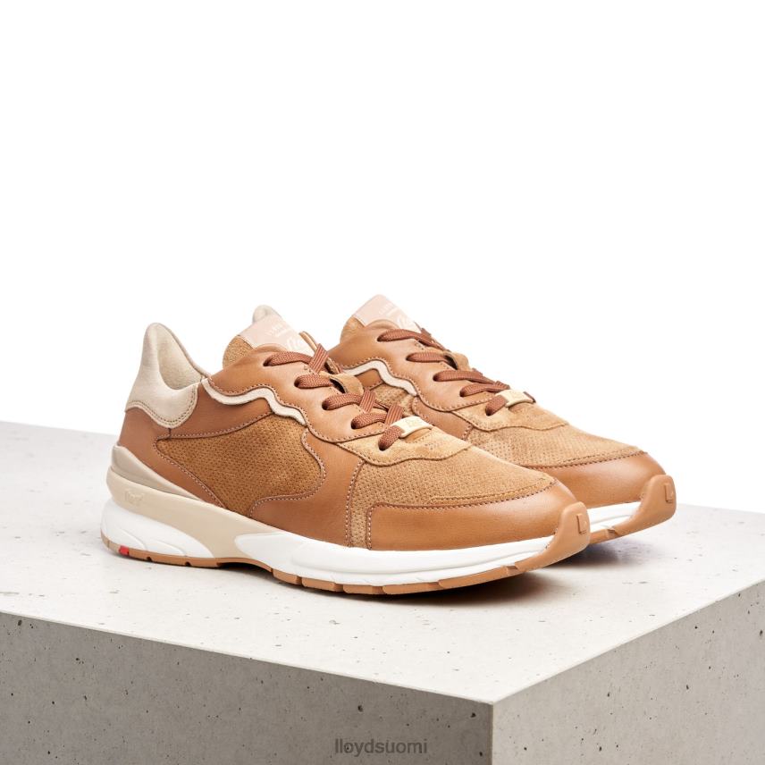 kenkiä LLOYD lampaannahkaiset lenkkarit ruskea naiset 2N8DX804