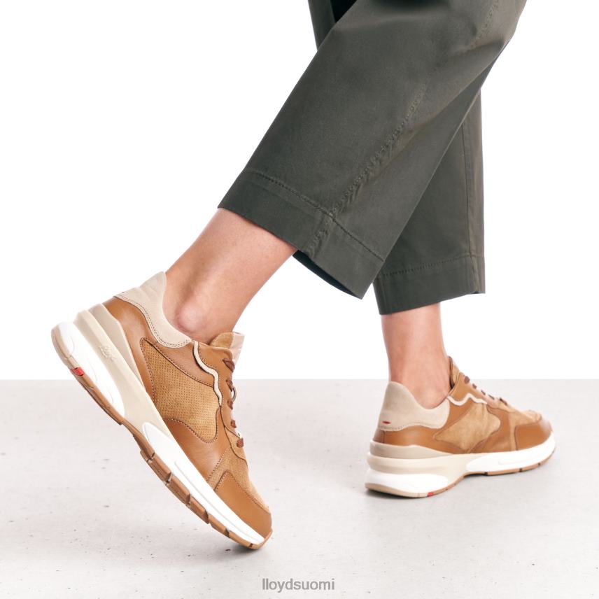 kenkiä LLOYD lampaannahkaiset lenkkarit ruskea naiset 2N8DX804