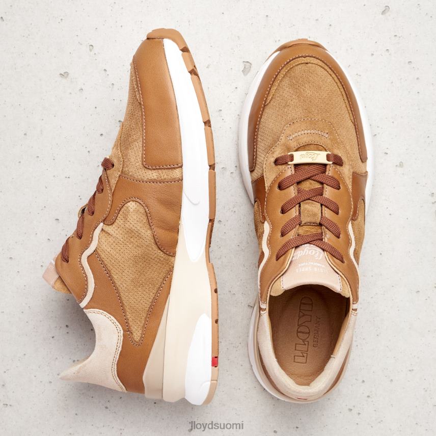 kenkiä LLOYD lampaannahkaiset lenkkarit ruskea naiset 2N8DX804