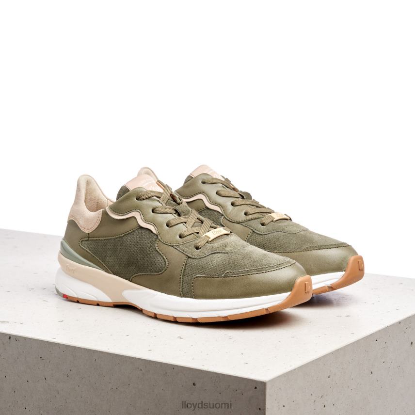 kenkiä LLOYD lampaannahkaiset lenkkarit vihreä naiset 2N8DX817