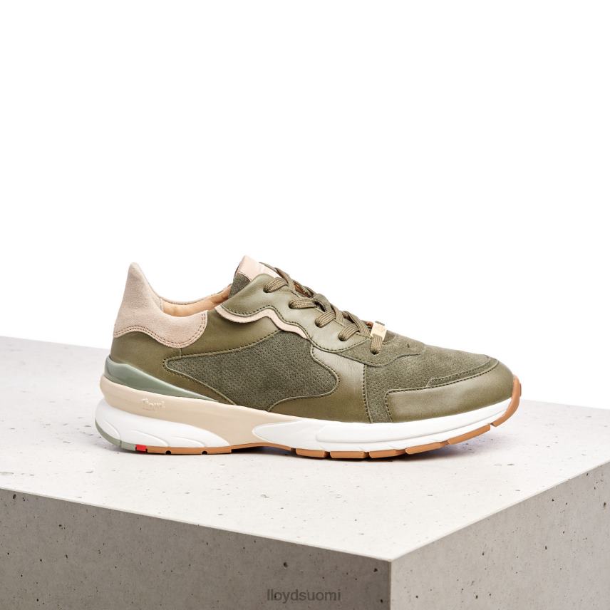 kenkiä LLOYD lampaannahkaiset lenkkarit vihreä naiset 2N8DX817