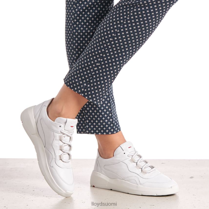 kenkiä LLOYD matalat nahkaiset lenkkarit valkoinen naiset 2N8DX829