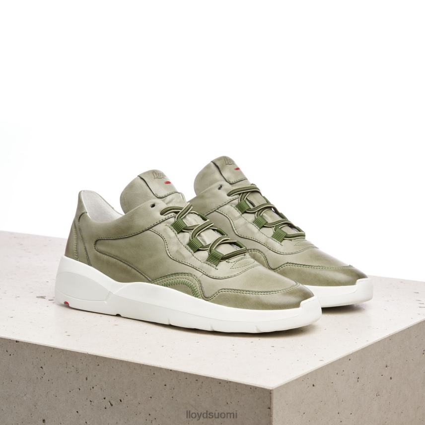 kenkiä LLOYD matalat nahkaiset lenkkarit vihreä naiset 2N8DX830