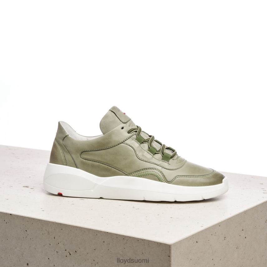 kenkiä LLOYD matalat nahkaiset lenkkarit vihreä naiset 2N8DX830