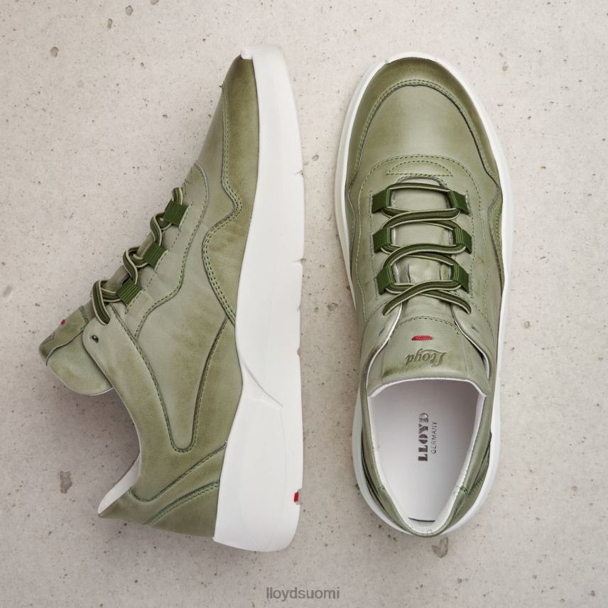 kenkiä LLOYD matalat nahkaiset lenkkarit vihreä naiset 2N8DX830