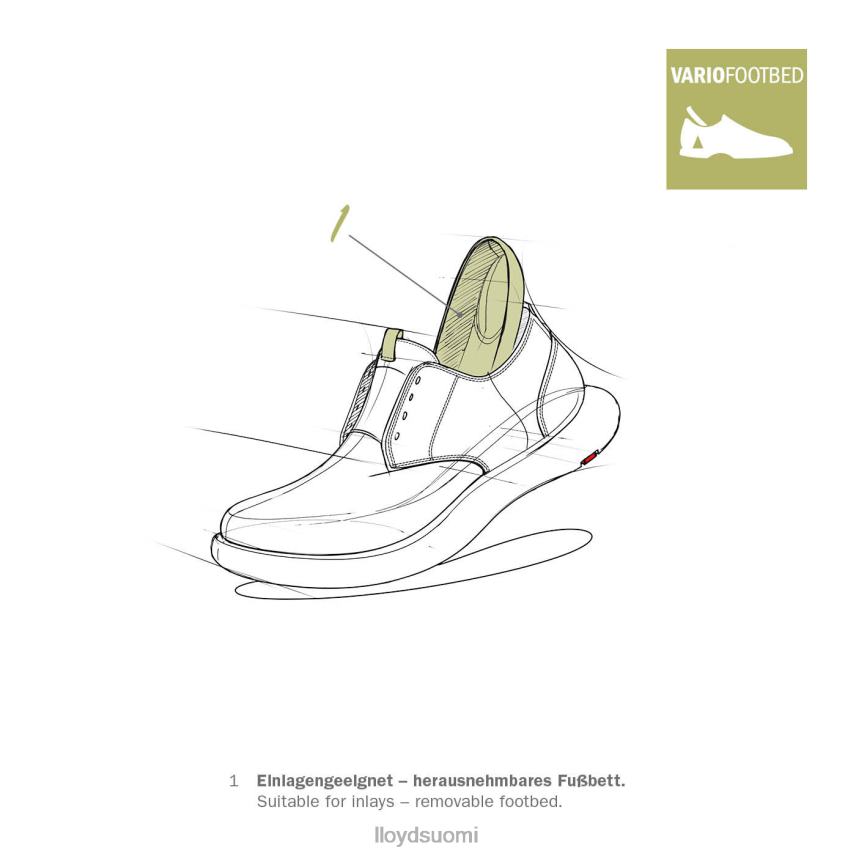 kenkiä LLOYD mokkanahkaiset lenkkarit valkoinen naiset 2N8DX816