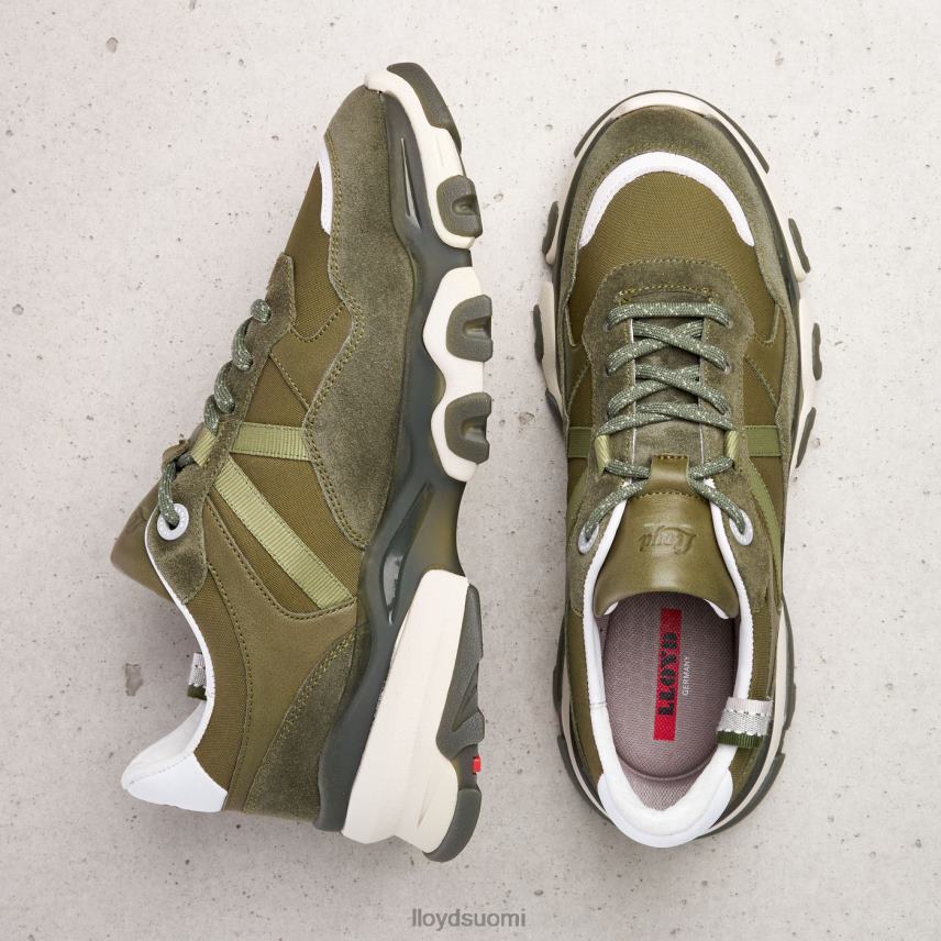 kenkiä LLOYD mokkanahkaiset lenkkarit vihreä naiset 2N8DX802