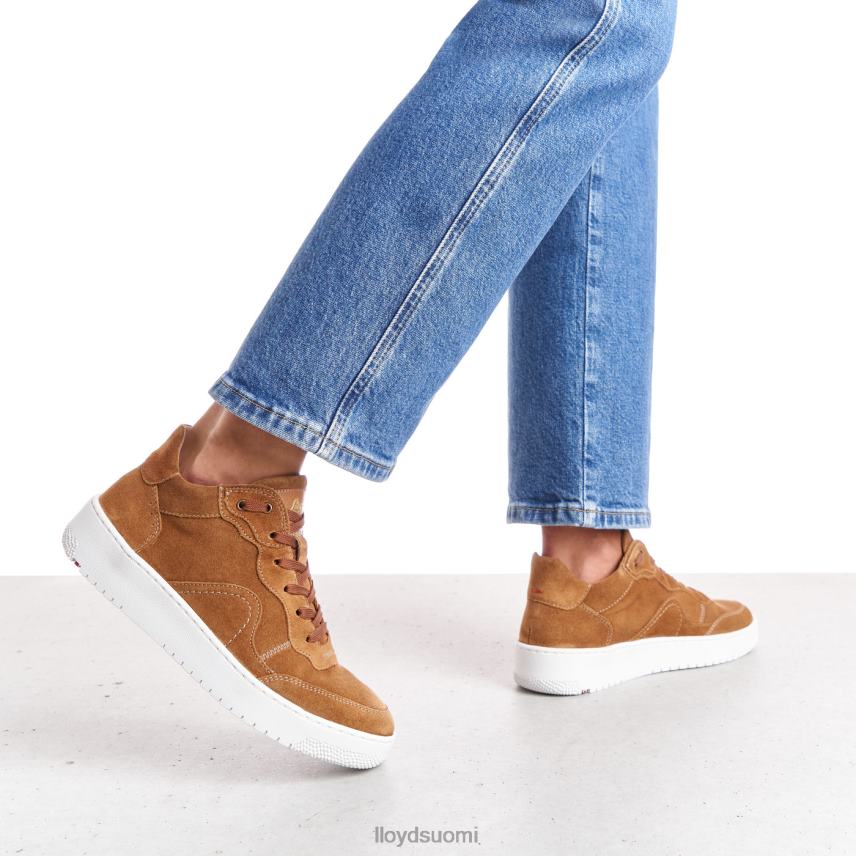 kenkiä LLOYD nahkaiset matalat lenkkarit ruskea naiset 2N8DX782