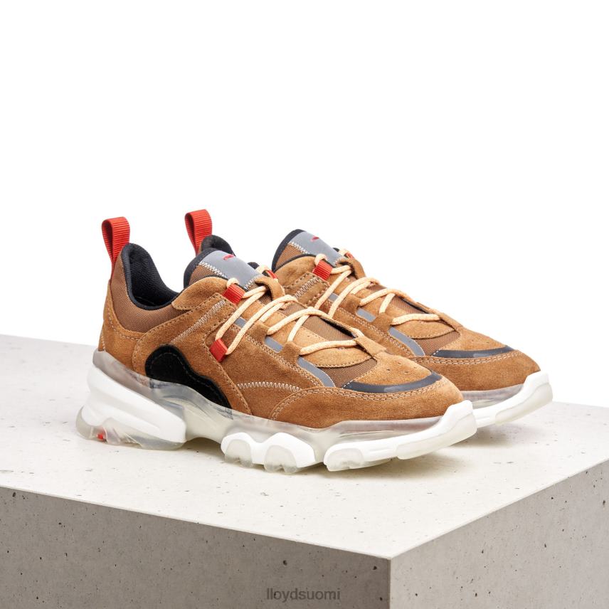 kenkiä LLOYD nahkaiset matalat lenkkarit ruskea naiset 2N8DX787