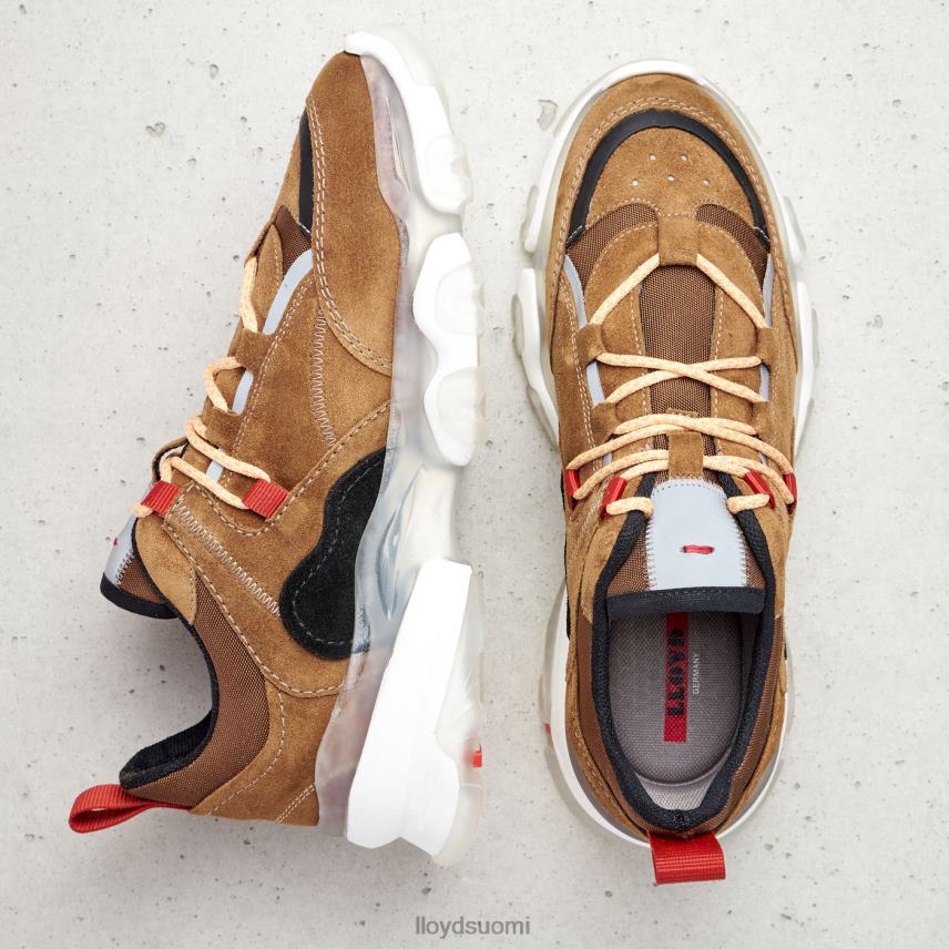 kenkiä LLOYD nahkaiset matalat lenkkarit ruskea naiset 2N8DX787