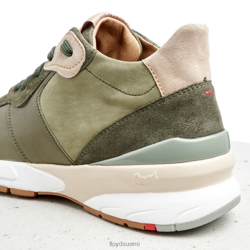 kenkiä LLOYD nahkaiset matalat lenkkarit vihreä naiset 2N8DX767