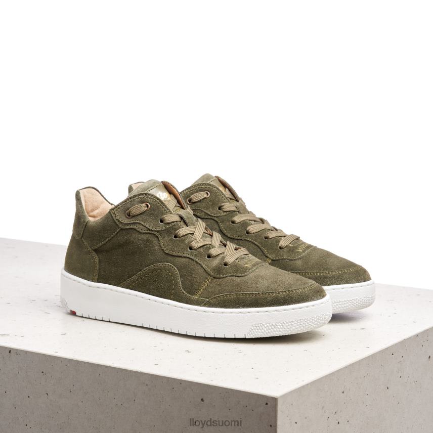 kenkiä LLOYD nahkaiset matalat lenkkarit vihreä naiset 2N8DX768