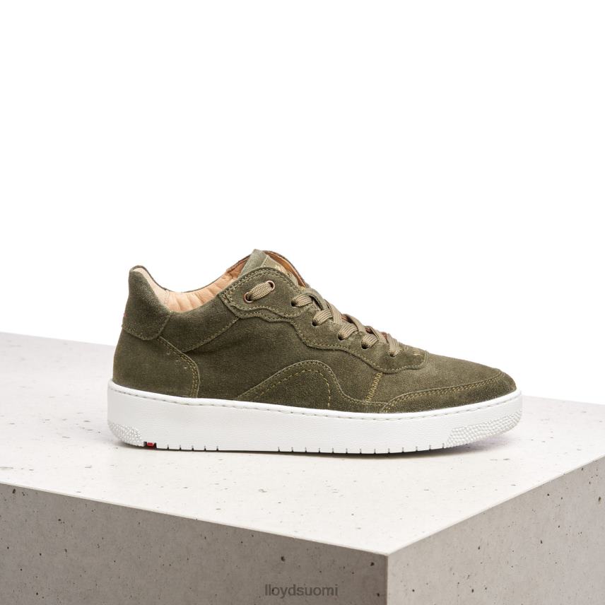 kenkiä LLOYD nahkaiset matalat lenkkarit vihreä naiset 2N8DX768