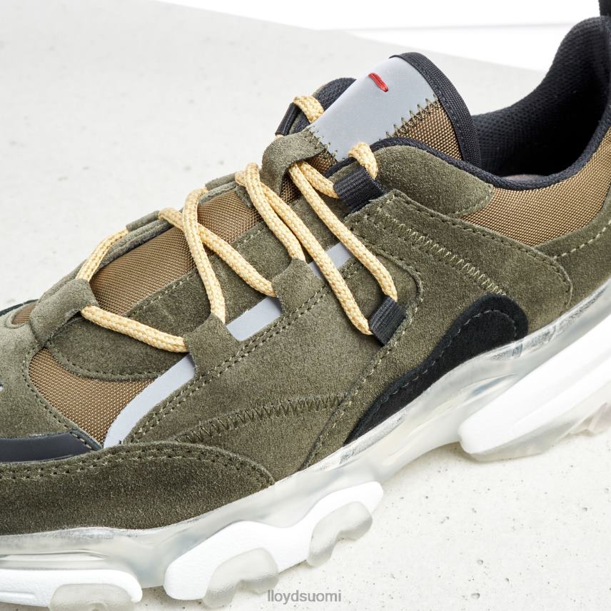 kenkiä LLOYD nahkaiset matalat lenkkarit vihreä naiset 2N8DX780