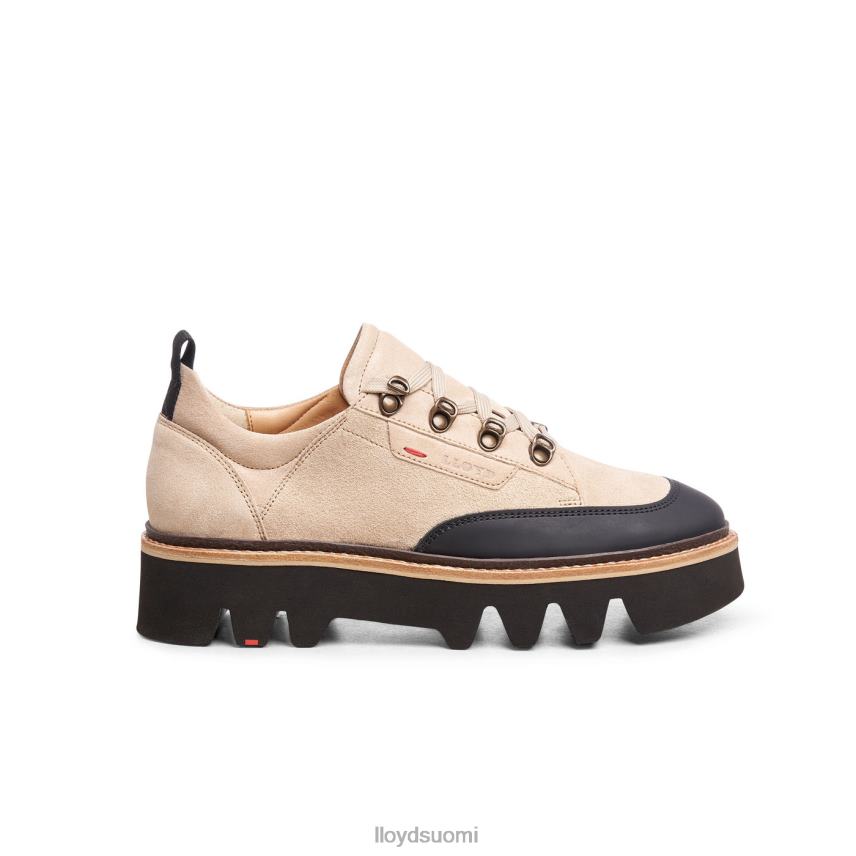 kenkiä LLOYD sileät nahkaiset lenkkarit beige naiset 2N8DX1177