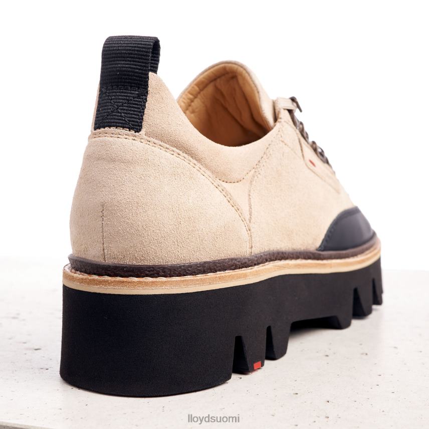 kenkiä LLOYD sileät nahkaiset lenkkarit beige naiset 2N8DX1177