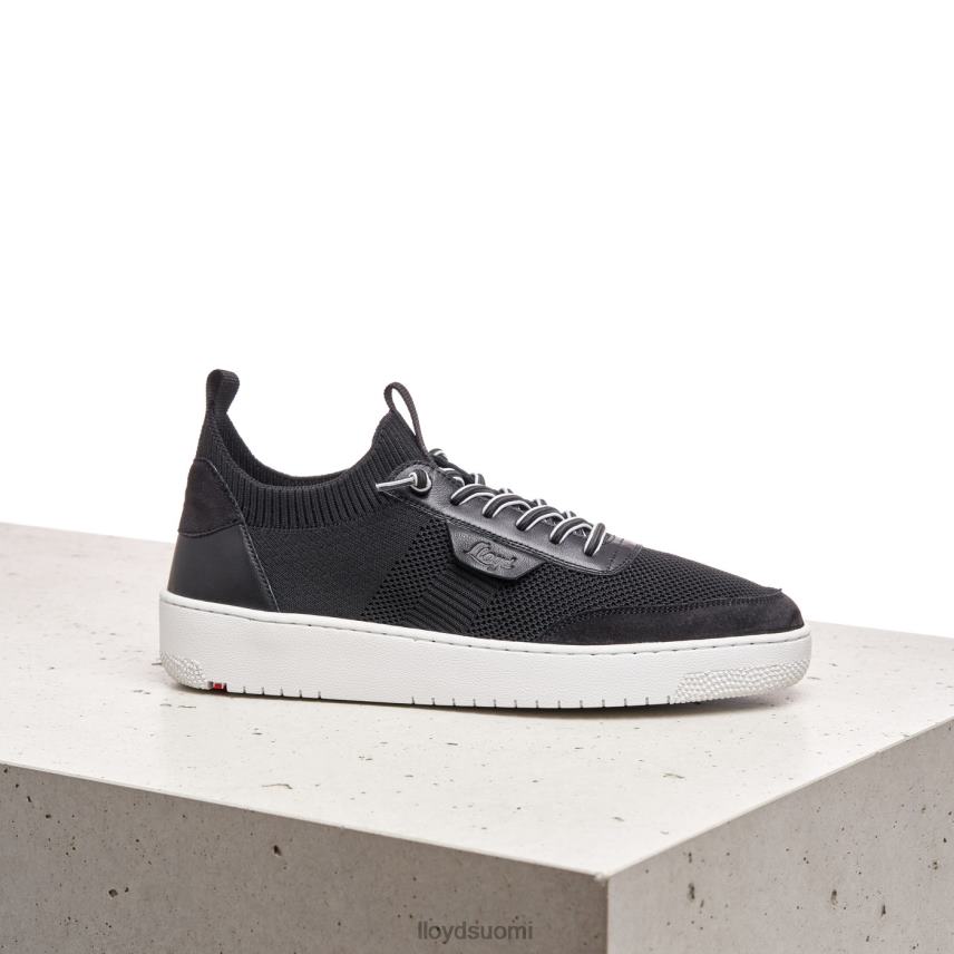 kenkiä LLOYD sileät nahkaiset lenkkarit musta naiset 2N8DX822