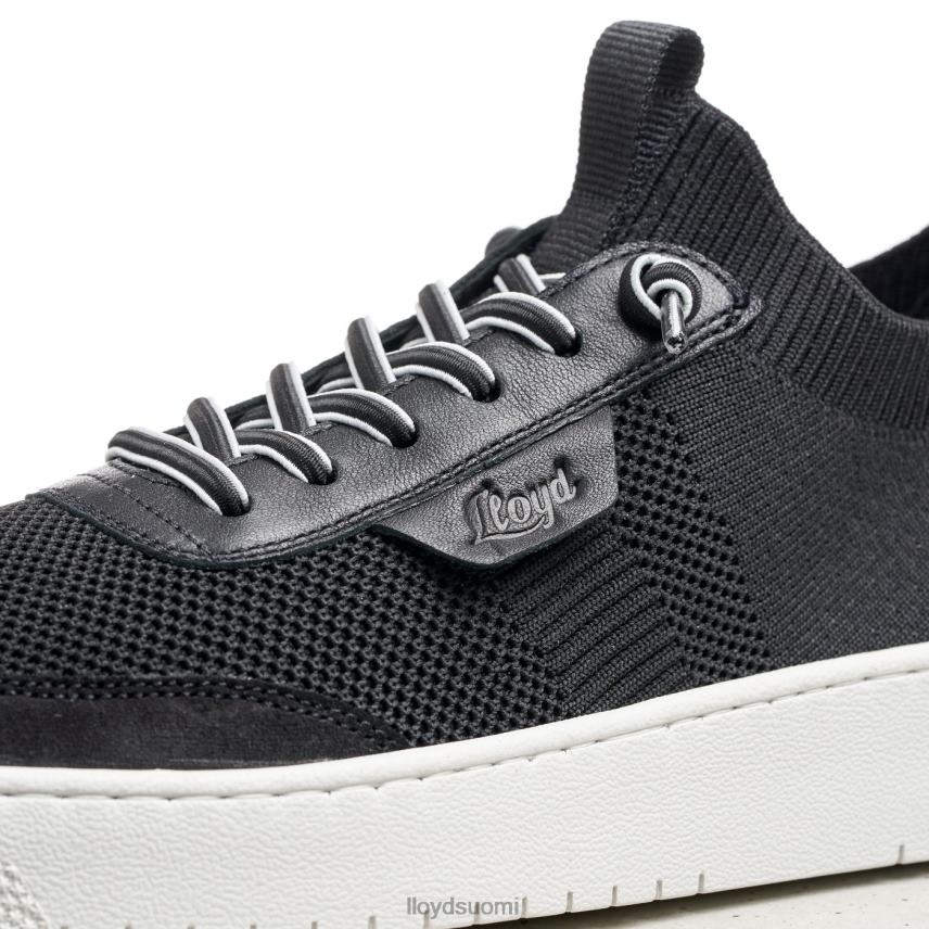 kenkiä LLOYD sileät nahkaiset lenkkarit musta naiset 2N8DX822