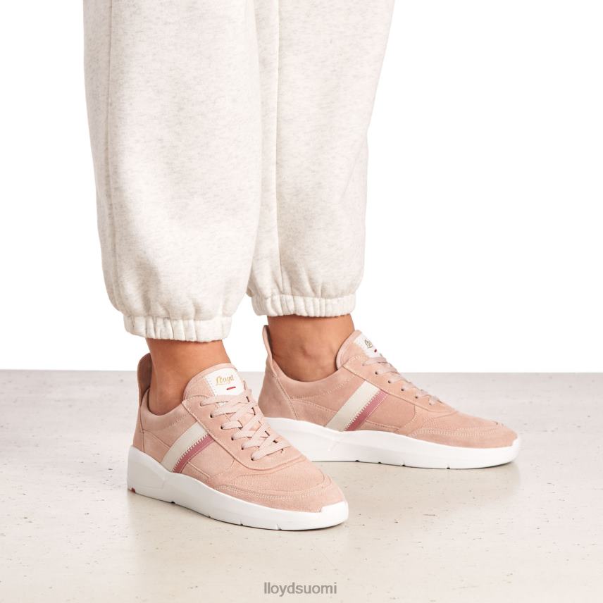 kenkiä LLOYD sileät nahkaiset lenkkarit vaaleanpunainen naiset 2N8DX789