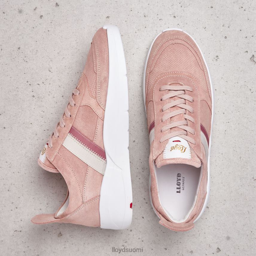 kenkiä LLOYD sileät nahkaiset lenkkarit vaaleanpunainen naiset 2N8DX789