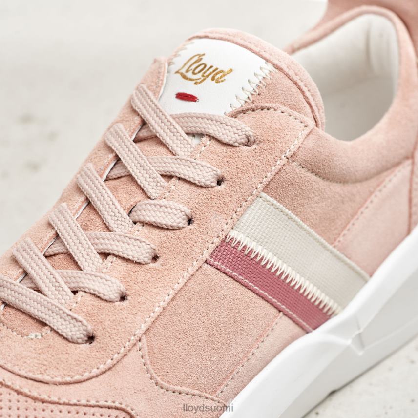 kenkiä LLOYD sileät nahkaiset lenkkarit vaaleanpunainen naiset 2N8DX789