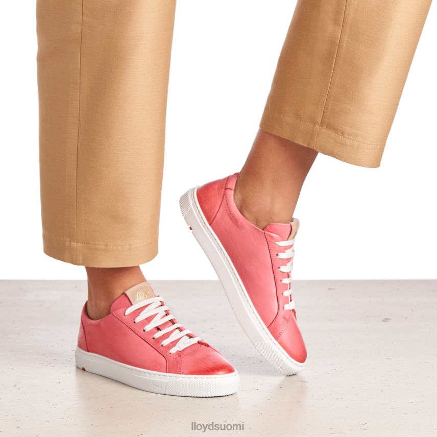 kenkiä LLOYD sileät nahkaiset lenkkarit vaaleanpunainen naiset 2N8DX842