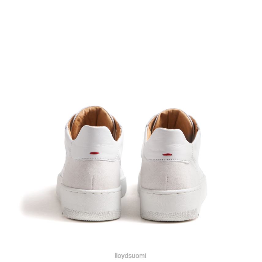 kenkiä LLOYD sileät nahkaiset lenkkarit valkoinen naiset 2N8DX756