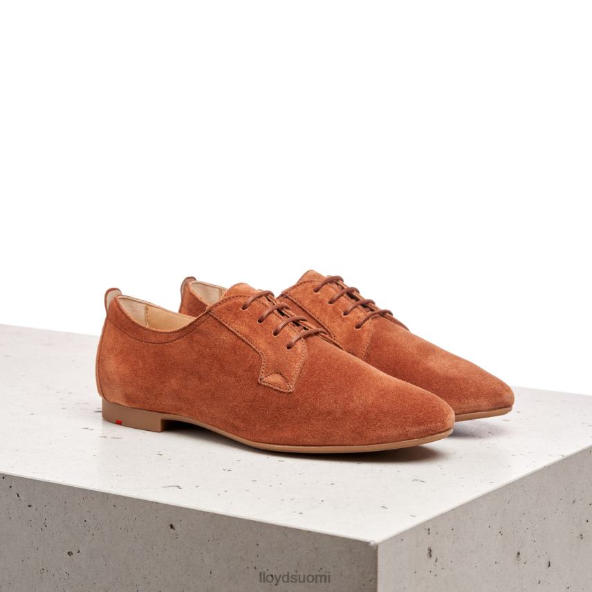 kenkiä LLOYD mokkanahka nauhalliset puolikengät ruskea naiset 2N8DX1185