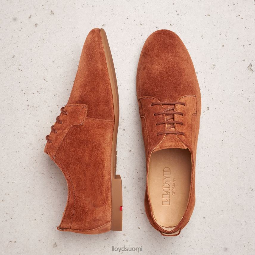 kenkiä LLOYD mokkanahka nauhalliset puolikengät ruskea naiset 2N8DX1185