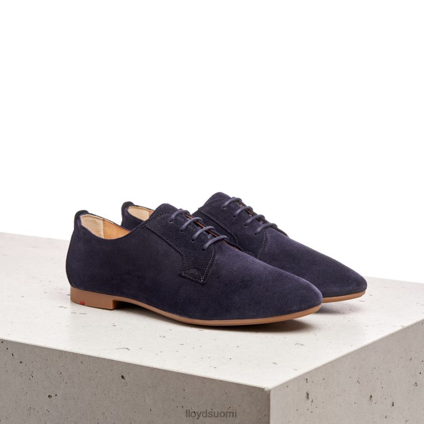 kenkiä LLOYD mokkanahka nauhalliset puolikengät sininen naiset 2N8DX1188