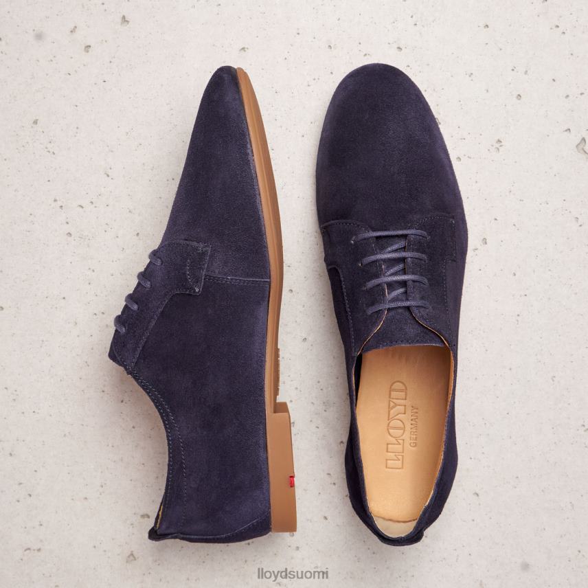 kenkiä LLOYD mokkanahka nauhalliset puolikengät sininen naiset 2N8DX1188