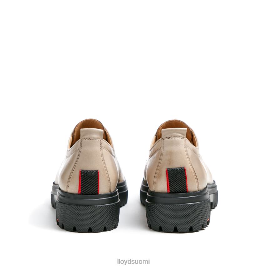 kenkiä LLOYD nahkainen pitsipuolikengät beige naiset 2N8DX1029