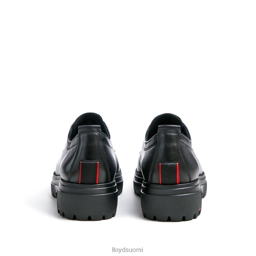 kenkiä LLOYD nahkainen pitsipuolikengät musta naiset 2N8DX1028