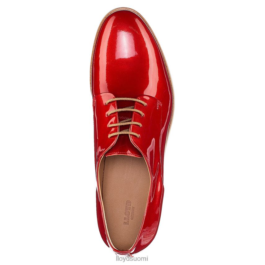 kenkiä LLOYD patentoidut nauhalliset puolikengät punainen naiset 2N8DX1102