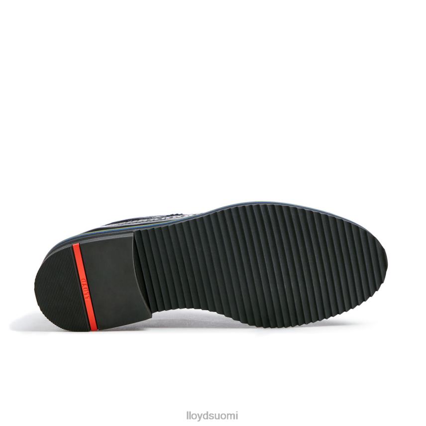 kenkiä LLOYD pitsiä nahkaisia ​​puolikengät musta naiset 2N8DX1031