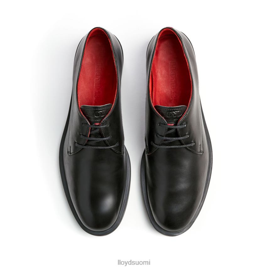 kenkiä LLOYD pitsiä nahkaisia ​​puolikengät musta naiset 2N8DX1035