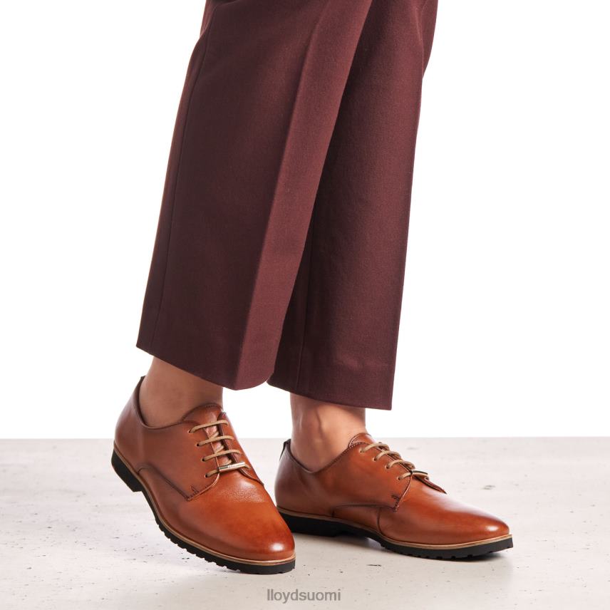 kenkiä LLOYD pitsiä nahkaisia ​​puolikengät ruskea naiset 2N8DX1057