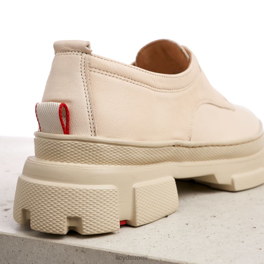 kenkiä LLOYD pitsit sileä nahka puolikengät beige naiset 2N8DX1178