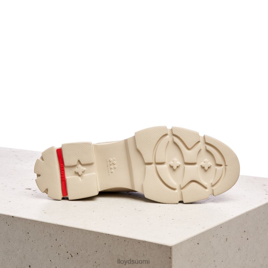 kenkiä LLOYD pitsit sileä nahka puolikengät beige naiset 2N8DX1178