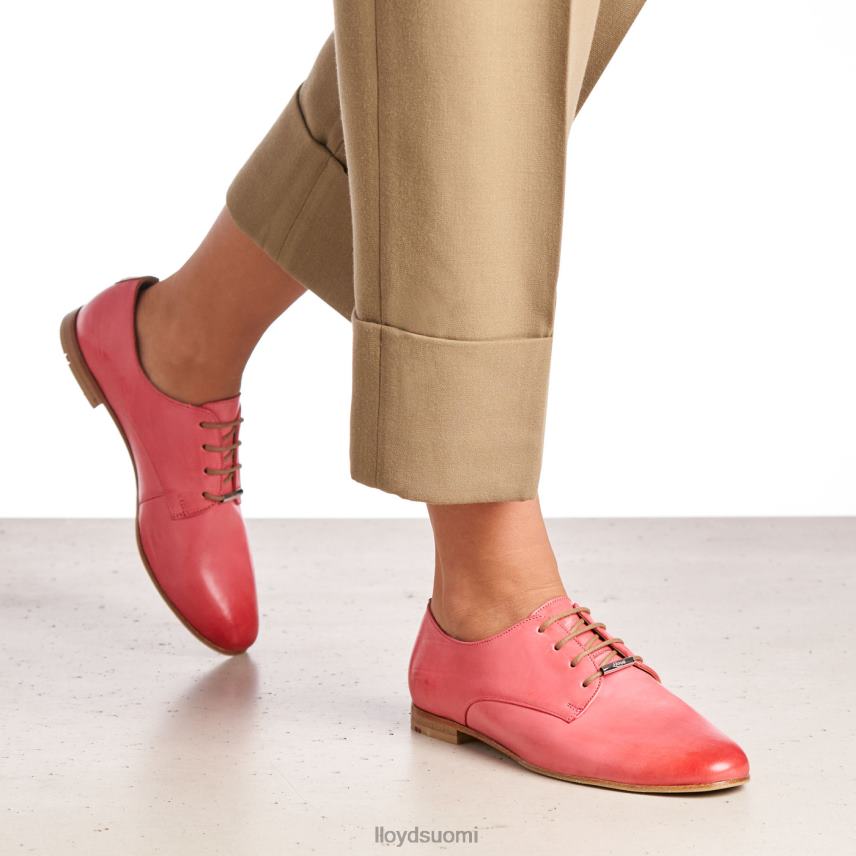 kenkiä LLOYD pitsit sileä nahka puolikengät vaaleanpunainen naiset 2N8DX1093