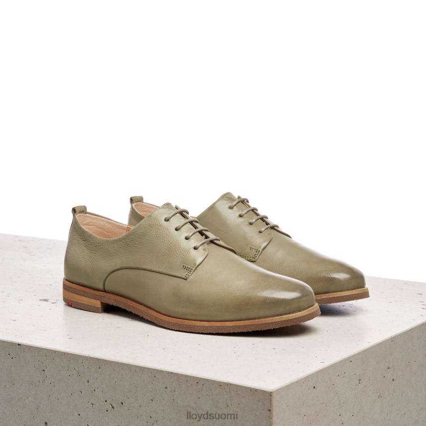 kenkiä LLOYD pitsit sileä nahka puolikengät vihreä naiset 2N8DX1098